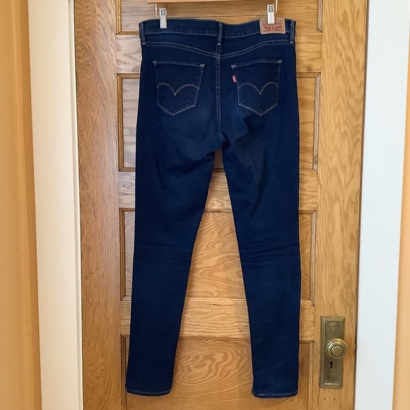 LEVI'S 311 Dark Blue Shaping Skinny Jeans Size 30 - Picture 3 of 13